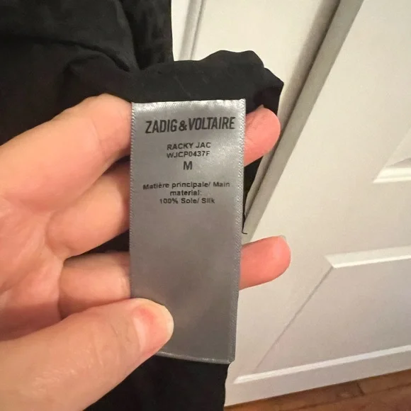 NWT Zadig and Voltaire Racky Silk Jacquard Midi Dress in Dark Chicolate - Picture 7 of 11